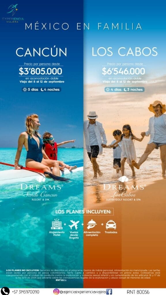 Cancun y los cabos Promo