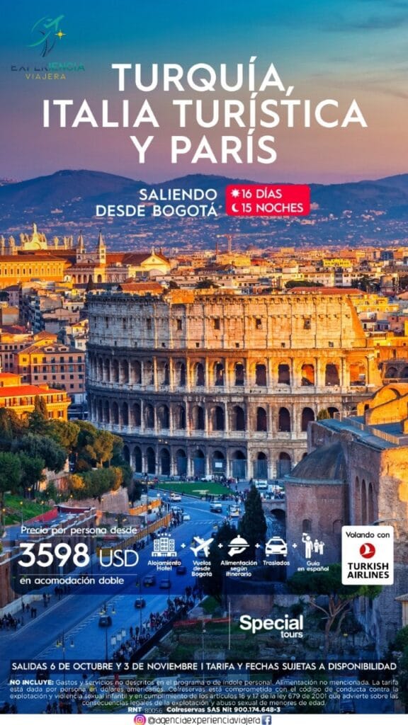 Promo Turquia Italia y Paris 2025